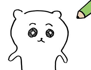 【ちいかわ】ラッコ先生、味のある絵を描く