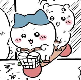 【画像】ちいかわ、2人乗り自転車でも死亡