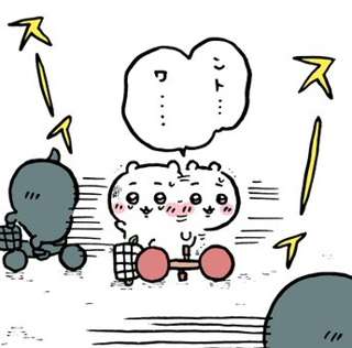 【悲報】ちいかわ、自転車に乗れないことが判明