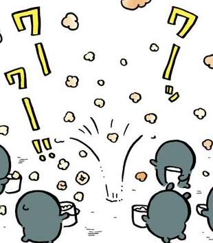 ちいかわ、ポップコーン湧きどころを発見