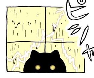 【ホラー】ちいかわ、大雨の深夜に自宅訪問される…