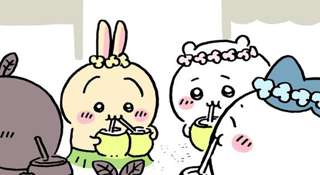 【島編】ちいかわ、島民と仲良く過ごす