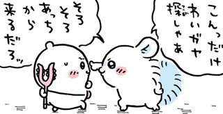 【島編】ちいかわのモモンガ、なぜか余裕ｗｗｗ