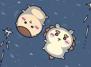 【島編】ちいかわのシーサー＆くりまん、旅を満喫