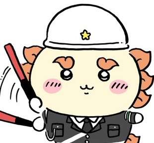 【ちいかわ】シーサー、交通整理