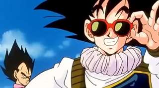 ドラゴンボールの悟空が瞬間移動の証拠に亀仙人のグラサン見せるシーン