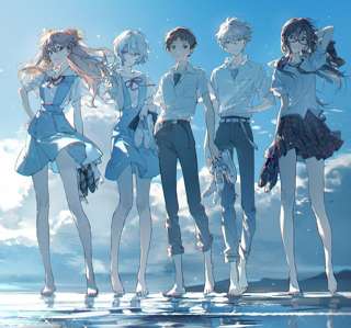 エヴァの最新の公式お祝いイラスト、なんかおかしいｗｗｗｗｗｗ