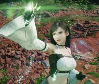 【画像】FF7のヒロインさん、リメイク最終作で逆童貞を殺すセーターみたいなのを着せられてしまう……