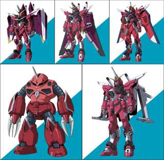 【悲報】ガンダムSEEDさん、形がほぼ同じ物を別機体だと言い張り売り捌いてしまう…