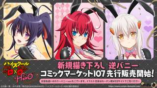 【画像】アニメ「ハイスクールD×D」、ヒロインの逆バニーイラストがエロすぎる！