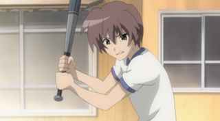 前原圭一「殺される……校庭で素振りしなきゃ」