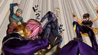 満を持してゲームに参戦したアバッキオさん、必殺技が仲間よんで足蹴りリンチ