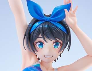 「彼女、お借りします」の更科瑠夏ちゃん、競泳水着姿でフィギュア化💕💕💕