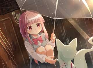 まどマギのピンク髪の女の子、エッチなポーズで誘惑してきてしまう…