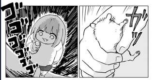 【悲報】みいちゃん、理性を失いハムカツを襲う