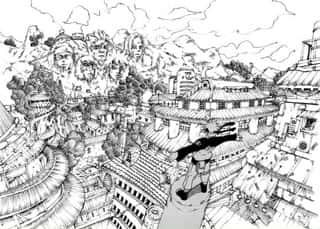 【画像】ナルトの世界、あまりに狭すぎる