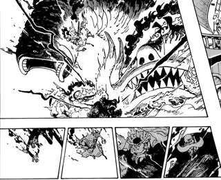 ルフィが苦戦する五老星を覇気だけで撃退したジョイボーイ