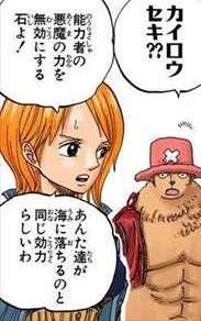 ワンピースの海楼石は海の力を閉じ込めてるから能力が発動できなくなる←これ意味不明じゃね？