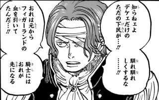 【悲報】シャンクス「知らねえよデケえだけの下民が馴れ馴れしくするなよ」