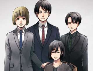 エレンたちが家族写真を撮影？『進撃の巨人』マガジン15周年号の表紙解禁