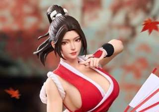 【画像】SNK公認「不知火舞」のフィギュア（33,000円）、なんか太い