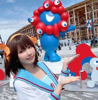 【画像】えなこの万博でのハルヒコスプレ、マジでかわいいｗｗｗｗ